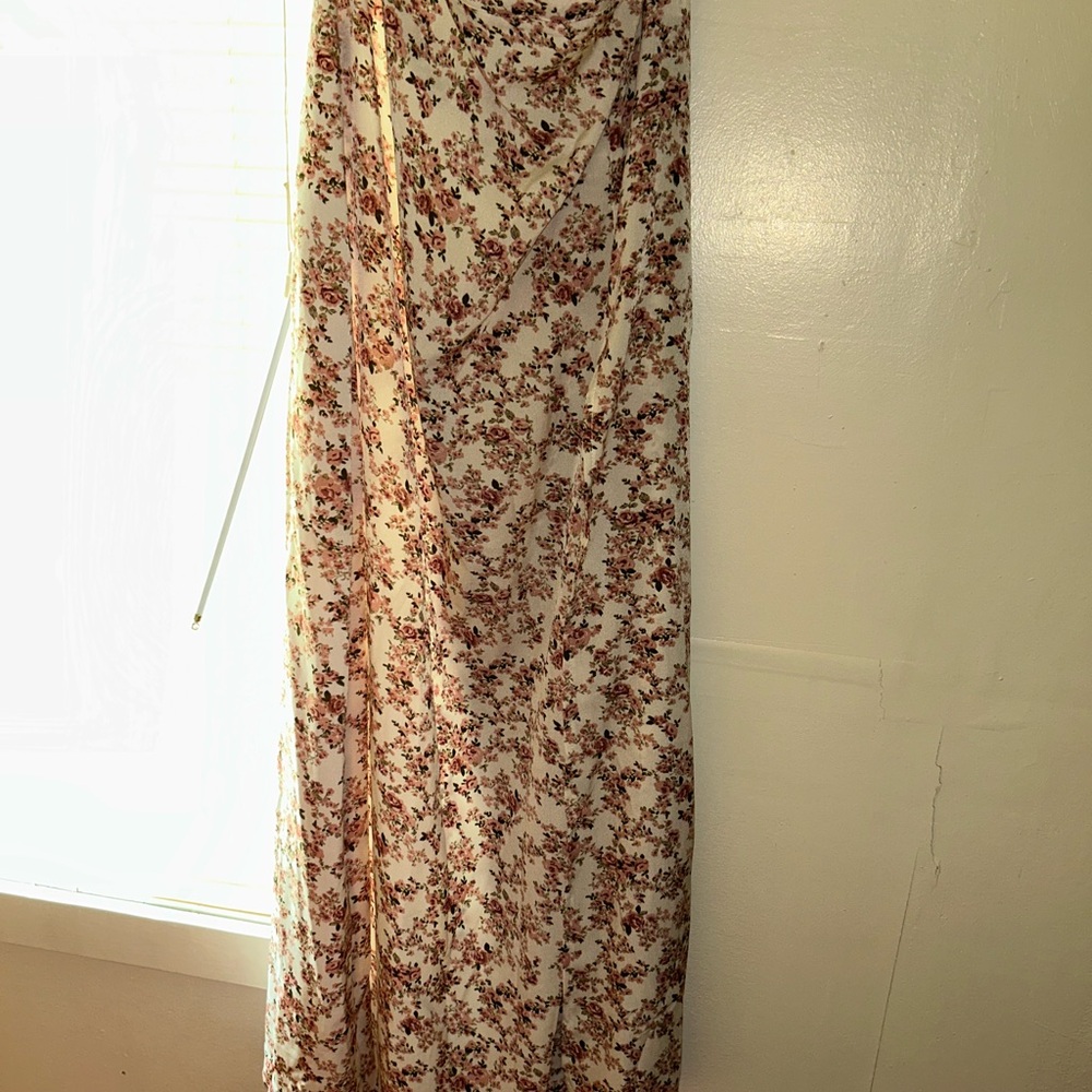 Floral Print Maxi Skirt